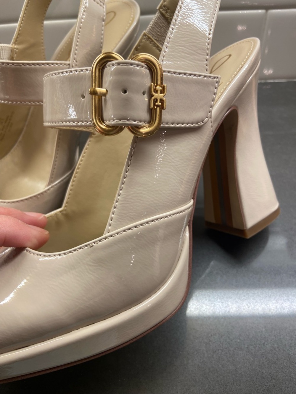 Sam Edelman Women's Jildie Mary Jane Slingback Pumps - Picture 5 of 10